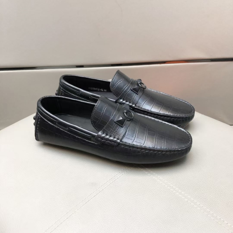 H**mes leather shoes